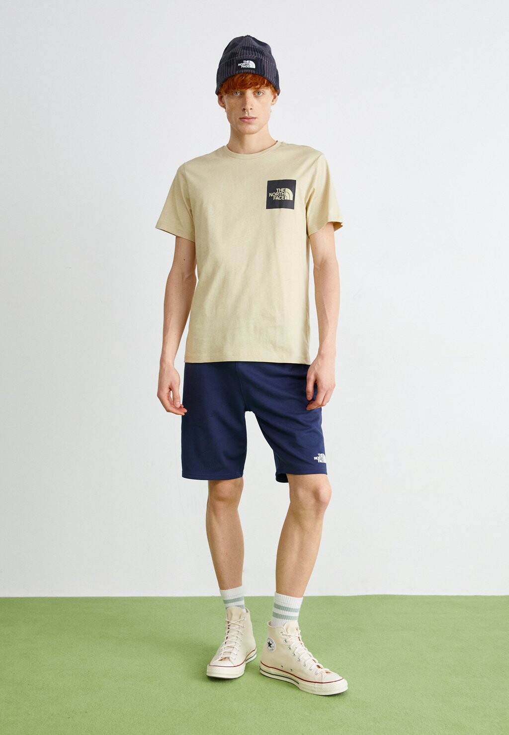 

Шапка-бини The North Face TIE DYE BOX UNISEX, черный