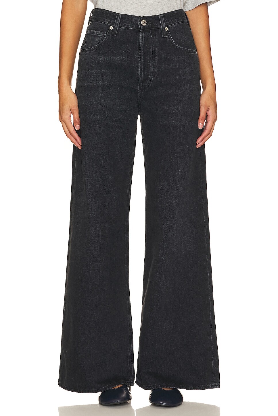 

Брюки Citizens of Humanity Beverly Slouch Boot Trouser, цвет Prophecy