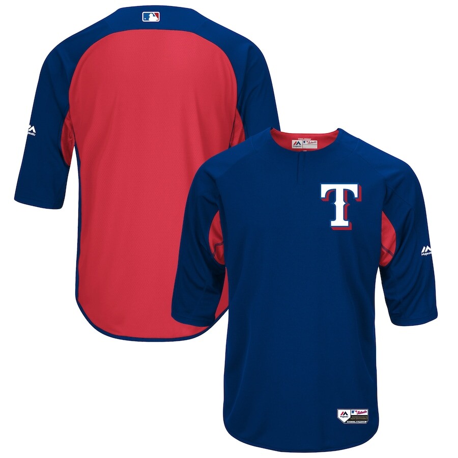 

Джерси Majestic Texas Rangers, роял