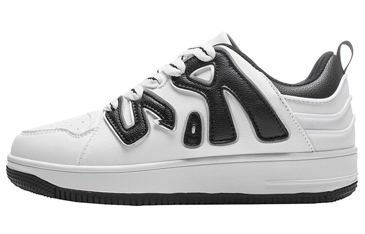 

Кроссовки RIFUGIO VO' Stylish Skateboarding Shoes Unisex Low-top Black/White, черный/белый