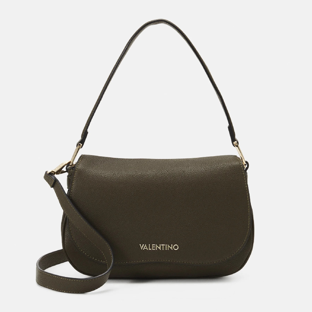 Сумка Valentino Bags Cortina, хаки сумка кросс боди 2 отдела на молнии цвет черный 24х7х17см