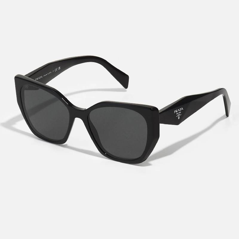 Солнцезащитные очки Prada, черный солнцезащитные очки prada серый черный