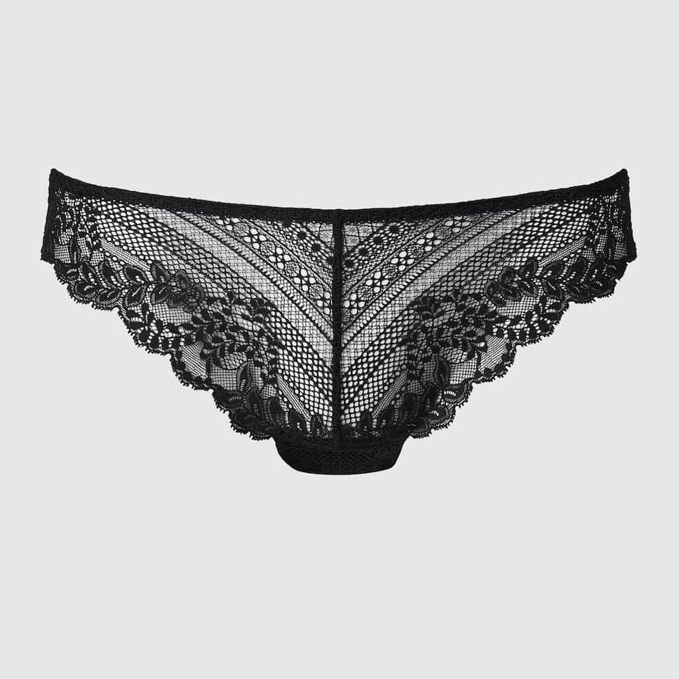

Трусы Uniqlo Princesse Tam Tam Leaf Lace, черный