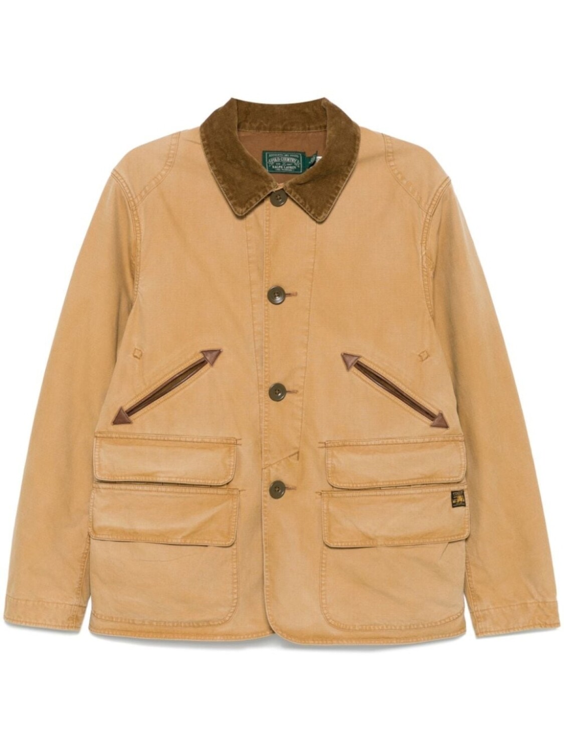 

Polo Ralph Lauren полевая куртка из парусины, нейтральный цвет
