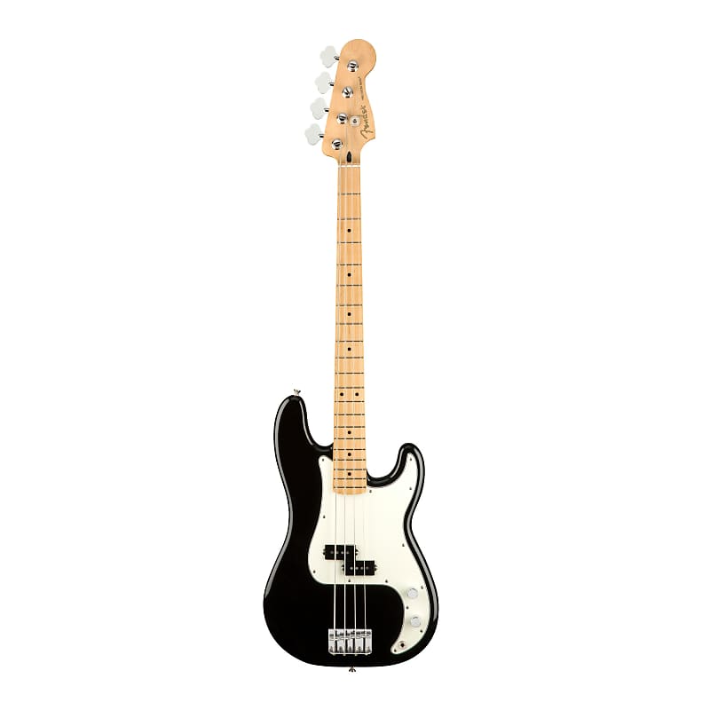 Fender Player Precision 4-струнная электрическая бас-гитара (правая, черная) Fender Player Precision 4-String Electric Bass Guitar (Right-Hand, Black) 50pcs plastic empty wire spools bobbins round ends cord ribbon sewing storing string white for thread string hand craft tools