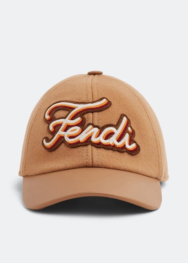 

Кепка FENDI Junior baseball cap, бежевый