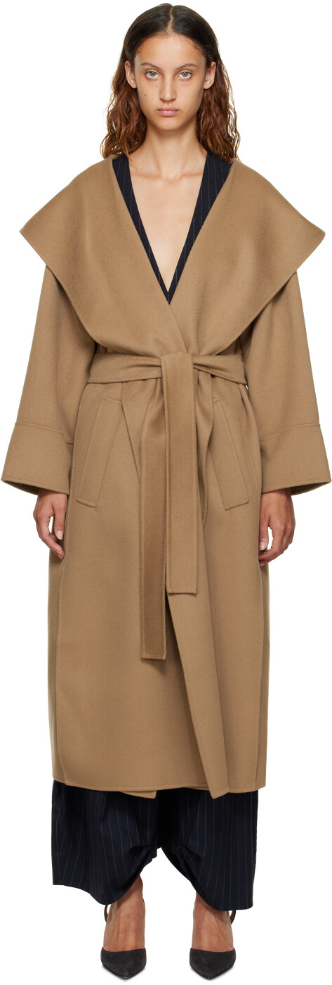 

Коричневое зимнее пальто S Max Mara