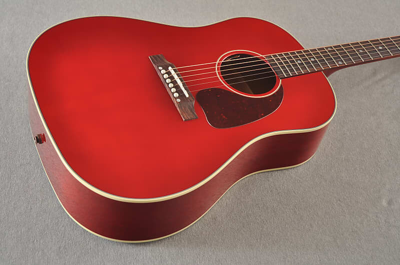 

Акустическая электрогитара Gibson J-45 Standard Cherry LR Baggs J45