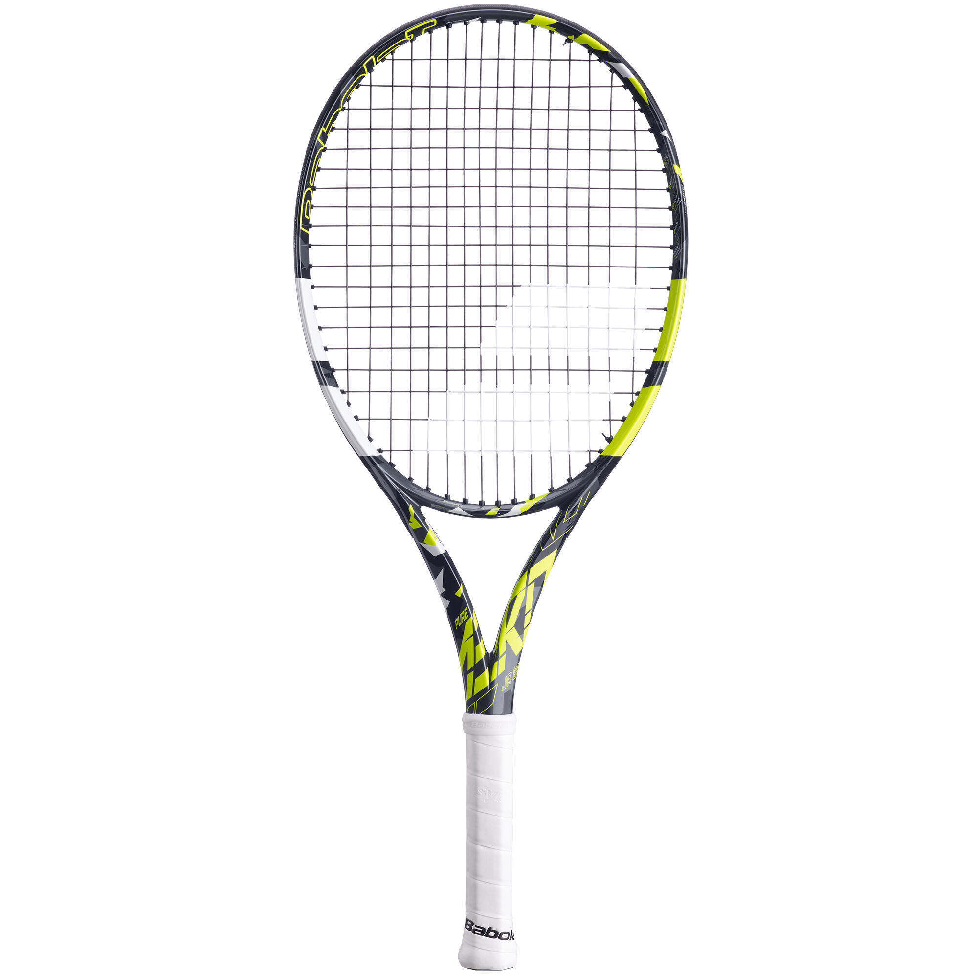 Детская теннисная ракетка Pure Aero 26 дюймов, черная/желтая BABOLAT - фото