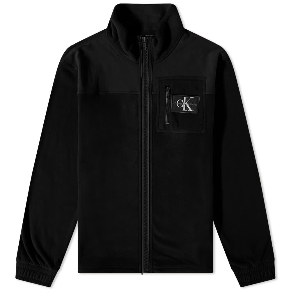 

Куртка из блок-флиса Calvin Klein, Черный