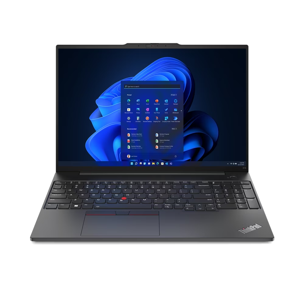 Ноутбук Lenovo ThinkPad E16 Gen 1, 16, 8 ГБ/512 ГБ, i7-1355U, GeForce MX550, черный, английская клавиатура ноутбук lenovo thinkpad e14 gen 5 14 8 гб 512 гб i5 1335u geforce mx550 черный английская клавиатура