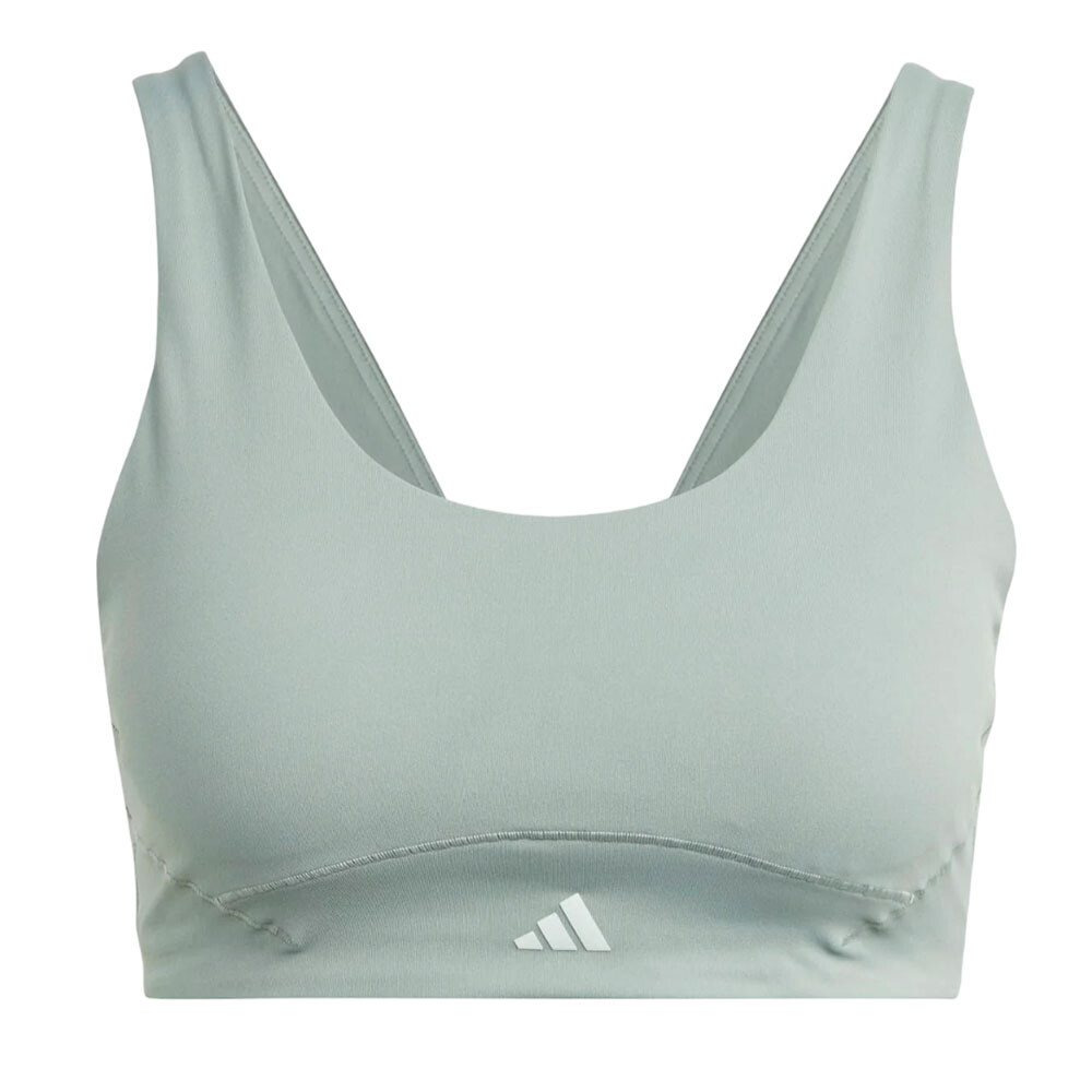 

Спортивный бюстгальтер Adidas CoreFlow Luxe Studio Medium-Support, зеленый