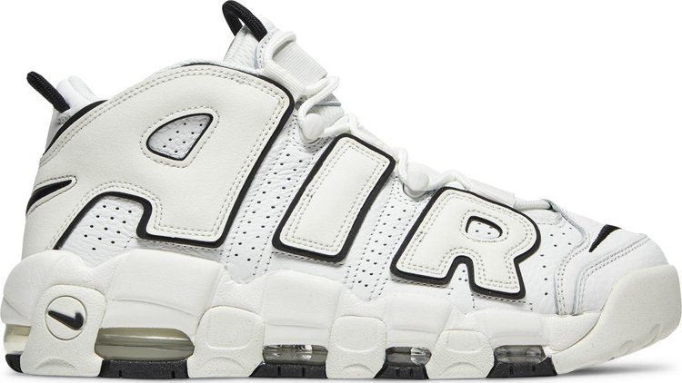 Кроссовки Nike Wmns Air More Uptempo 'White Black', белый - фото