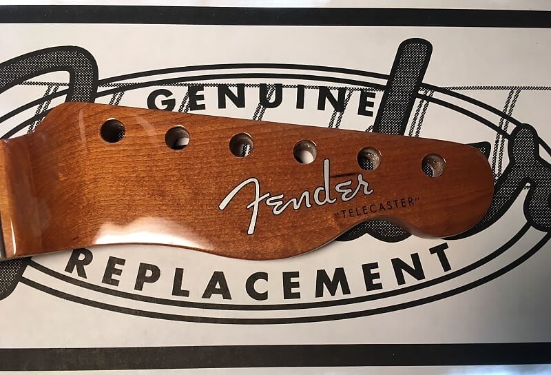 

Гриф Fender roasted maple vintera 60s mod telecaster guitar neck tele 9.5 c med jumbo