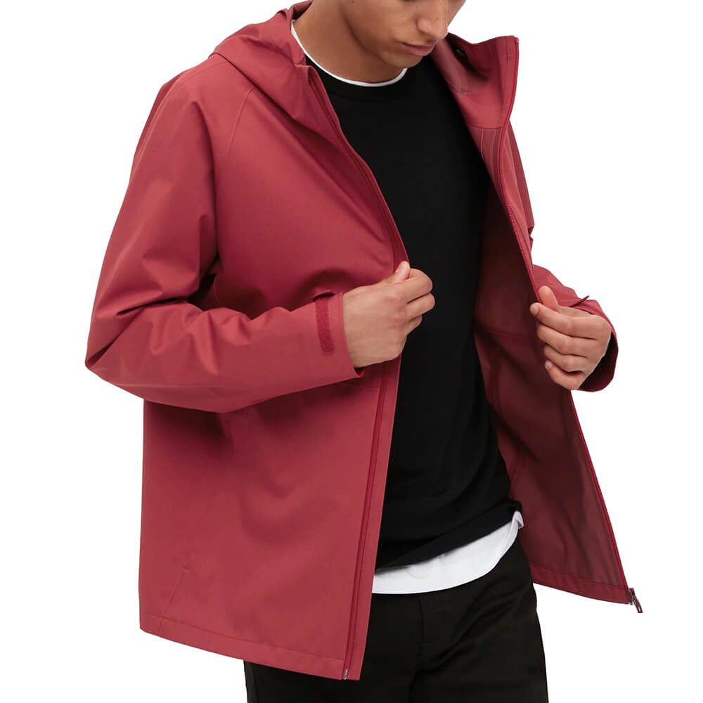 Парка Uniqlo Blocktech 3D Cut с капюшоном, оранжево-коричневый куртка uniqlo blocktech розовый