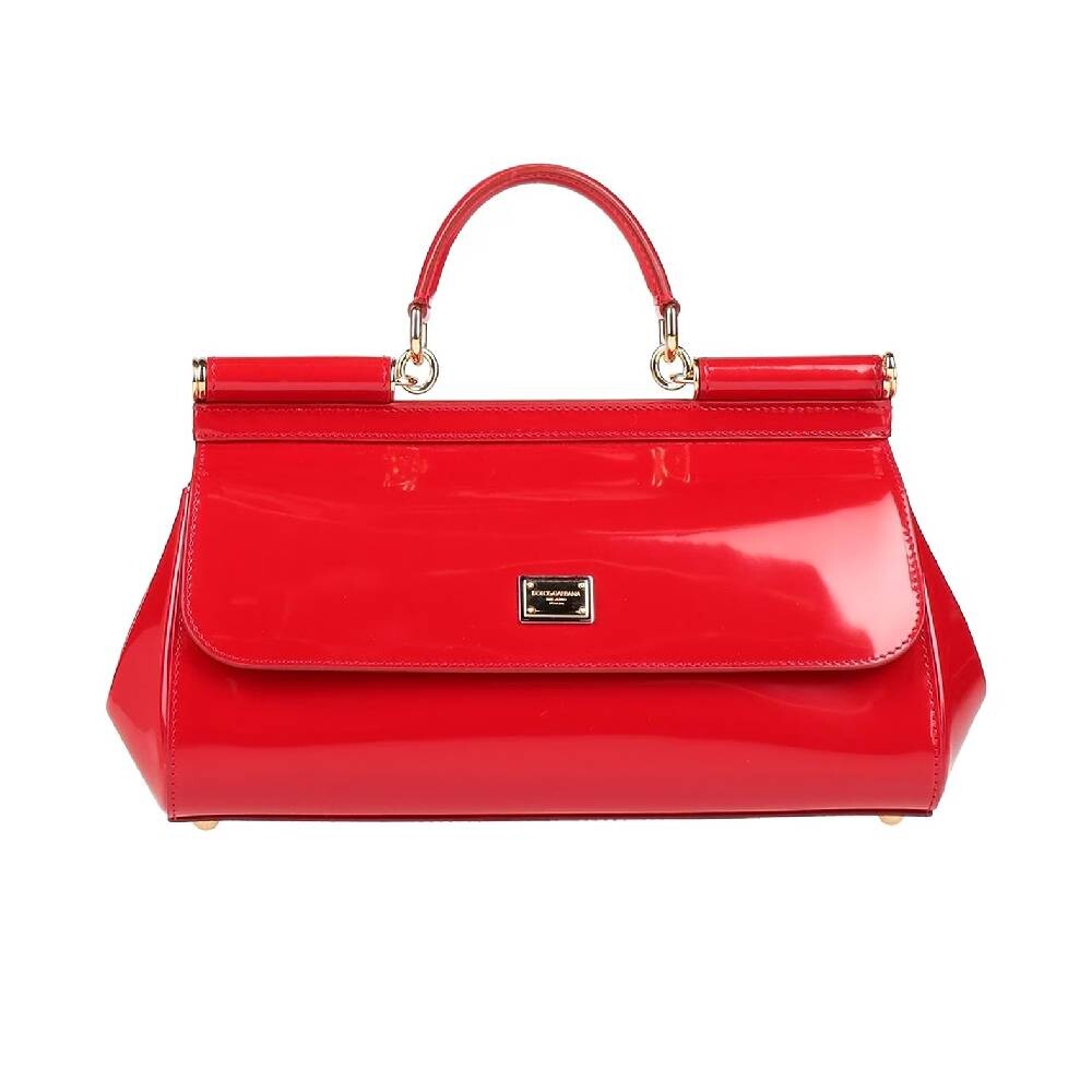 

Сумка из кожи Dolce & Gabbana, красный