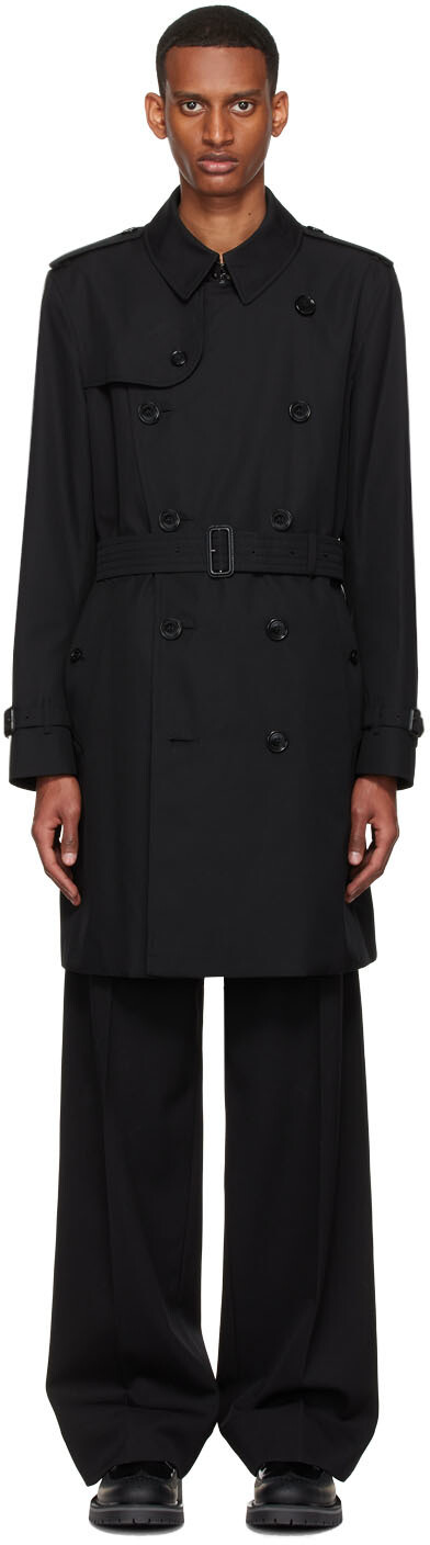 

Черный тренч Kensington Heritage Burberry