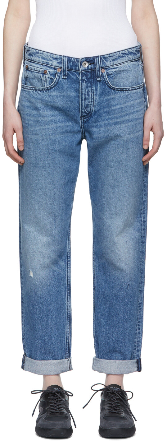 

Синие джинсы «Роза» rag & bone