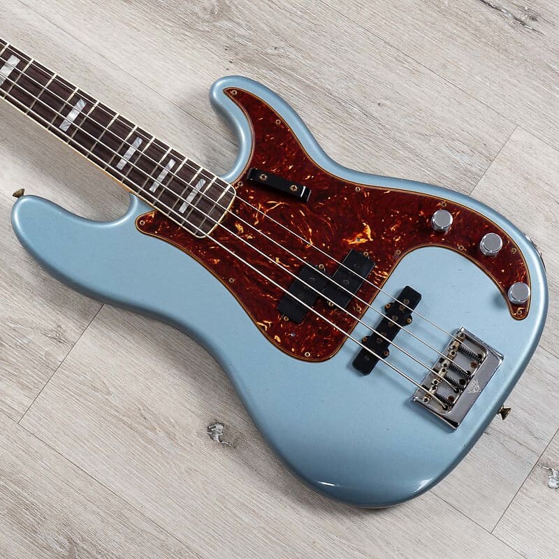 

Fender Custom Shop LTD 1959 Journeyman Relic Precision Bass, Ice Blue Metallic 9232000956