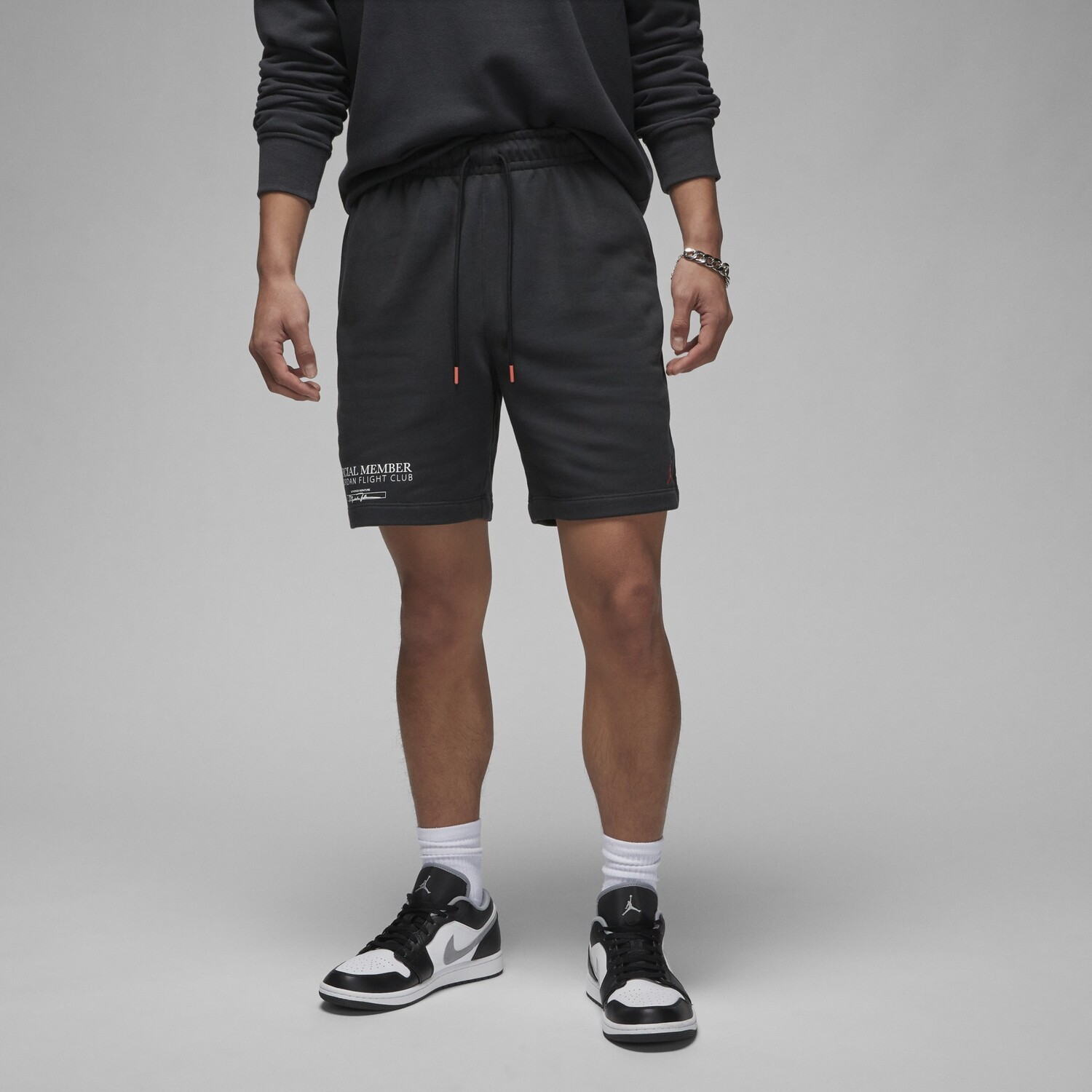 

Шорты Nike Jordan Flight MVP Men's Knitted, серо-черный/белый