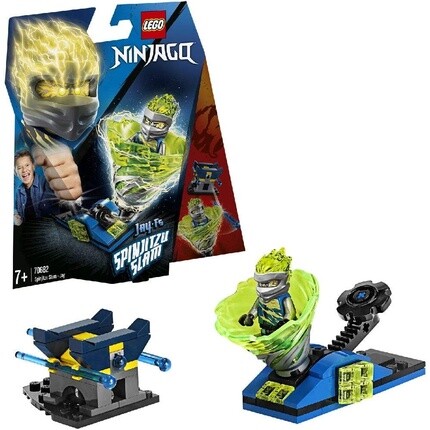 

Фигурка-конструктор Lego 70682 Ninjago Spinjitzu Slam Джей с пусковой установкой и шутером