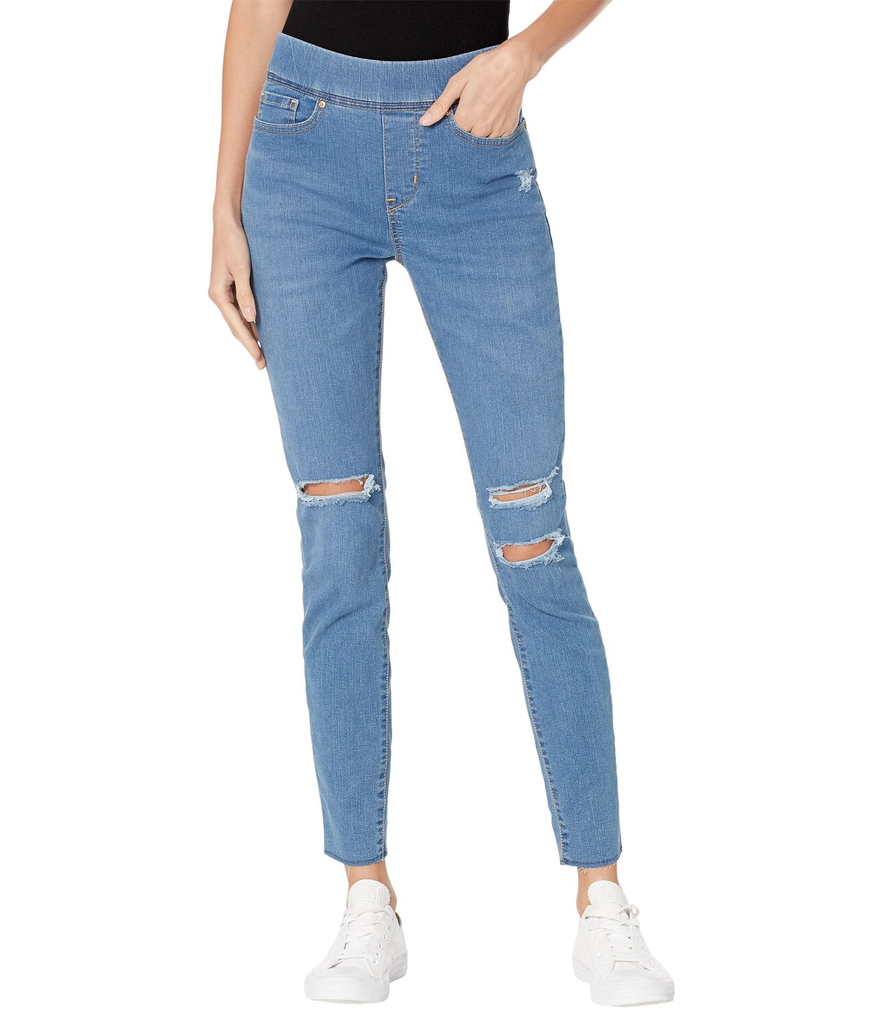 

Джинсы Signature by Levi Strauss & Co. Gold Label, Totally Shaping Pull-On Skinny Jeans
