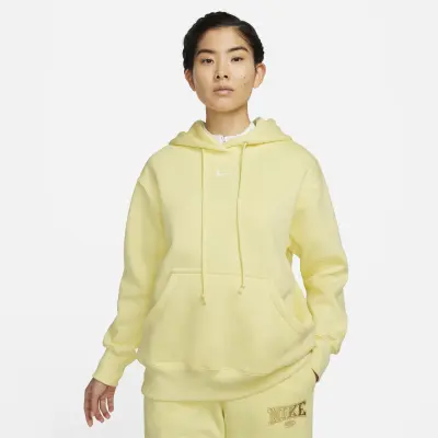 

Толстовка Nike AS W NSW PHNX FLC OS PO, светло-желтый