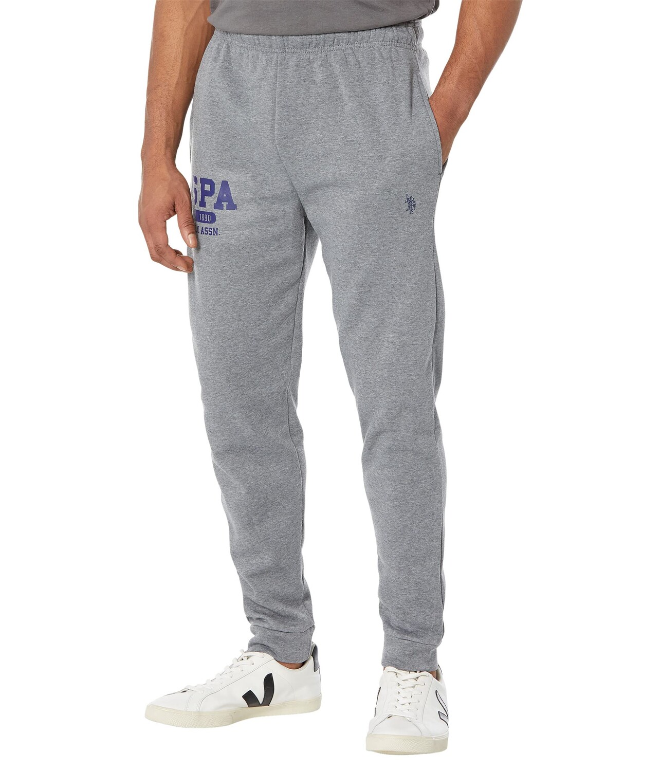 

Джогггеры U.S. POLO ASSN., USPA Trainer Joggers, Серый