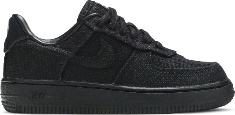 Кроссовки Nike Stussy x Air Force 1 Low PS 'Black', черный - фото