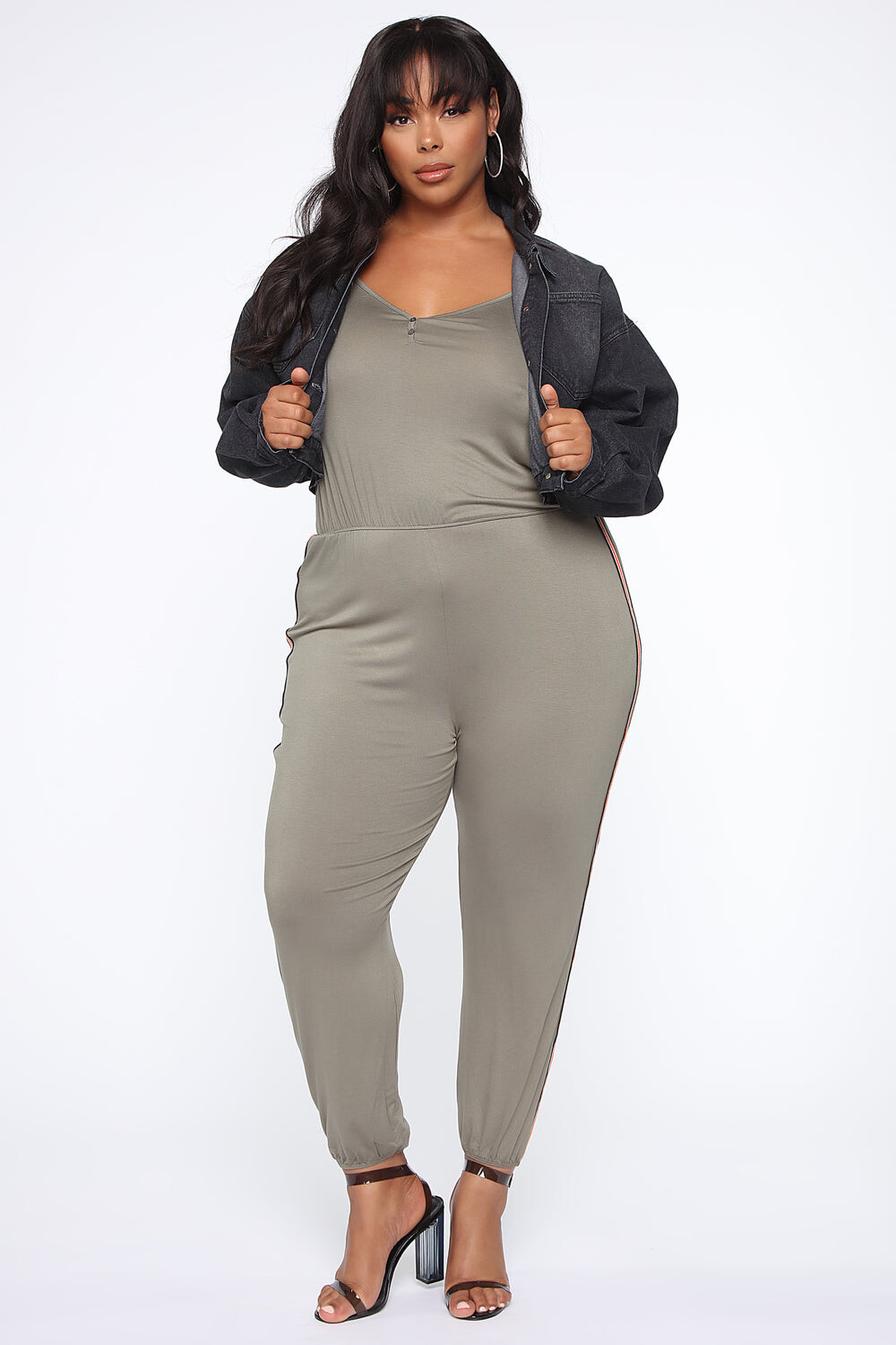 

Комбинезон Fashion Nova 70787XL, оливковый