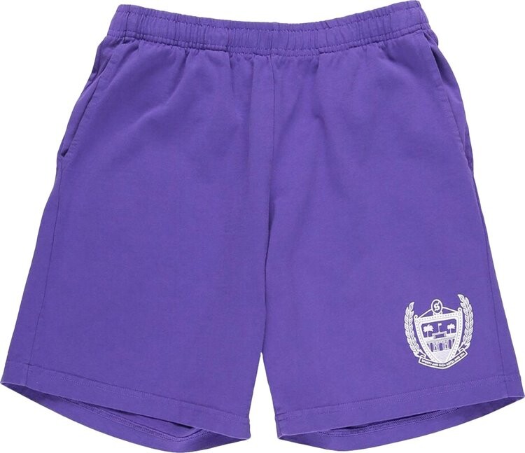 

Шорты Sporty & Rich Beverly Hills Gym Short 'Purple/White', фиолетовый