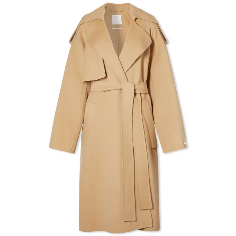 

Пальто Sportmax Fiore Wrap, бежевый
