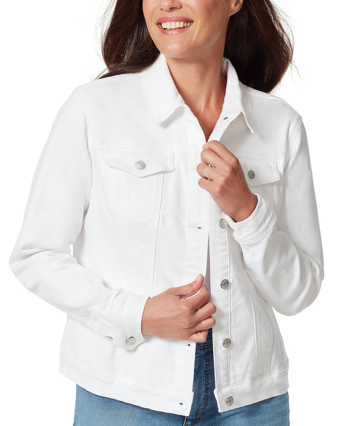 Классическая джинсовая куртка amanda Gloria Vanderbilt, мульти