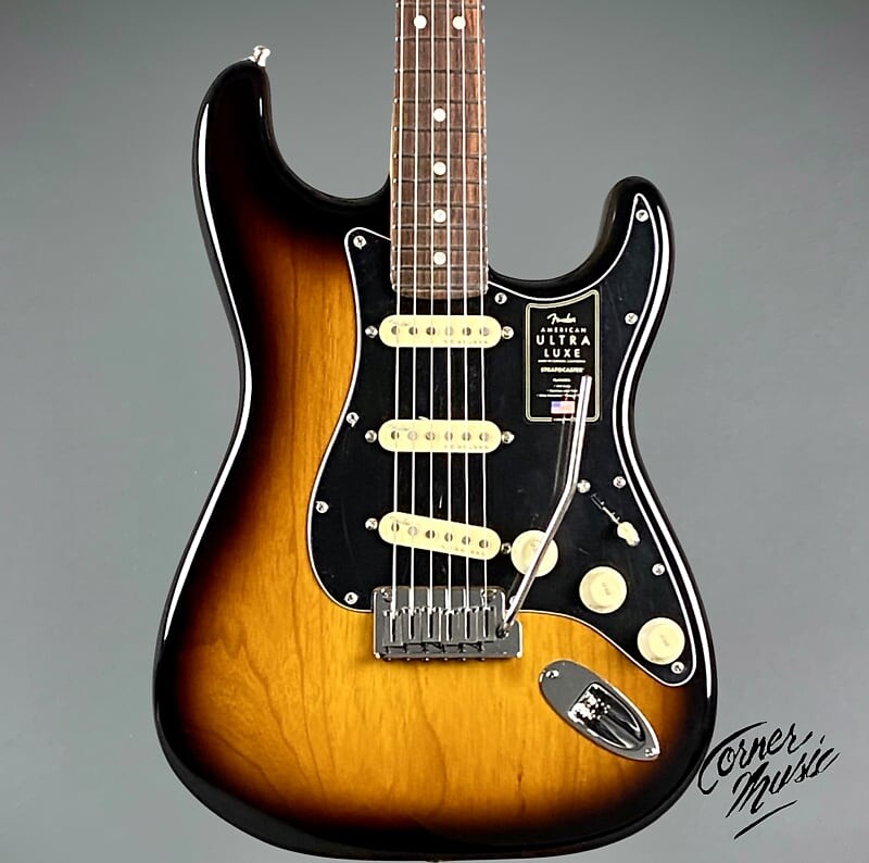 

Fender American Ultra Luxe Stratocaster 2022 2-цветные солнечные лучи