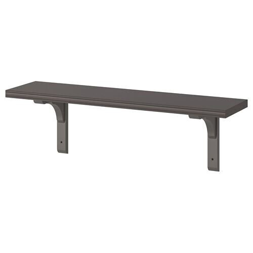 

Полка навесная Ikea Bergshult/Ramshult, 80x30 см, темно-серый