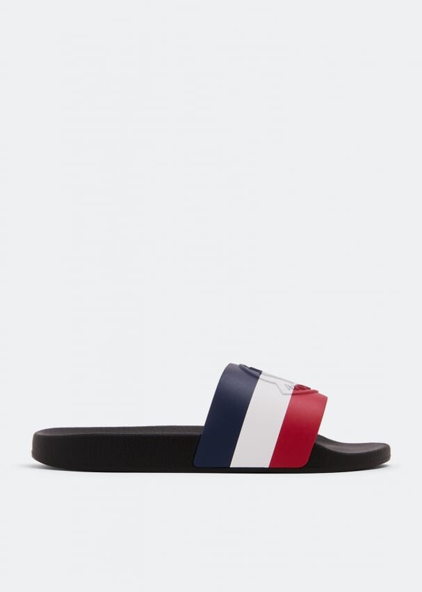 

Шлепанцы MONCLER Basile slides, черный