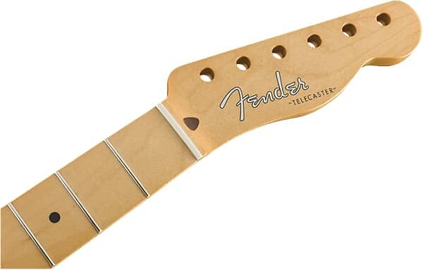 

Подлинный гриф Telecaster/Tele Fender 1951 года, толстая U-образная форма, узкие высокие лады, клен 099-0802-921