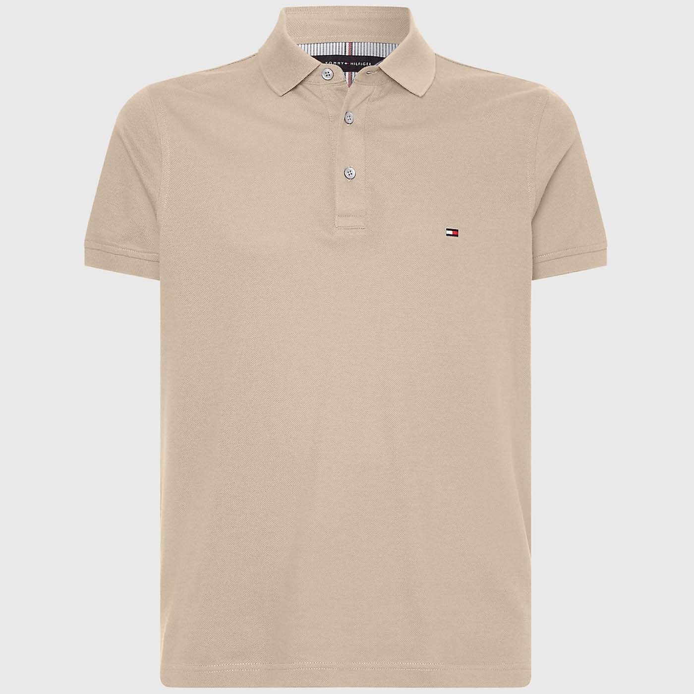 

Поло Tommy Hilfiger 1985 Slim Fit, бежевый