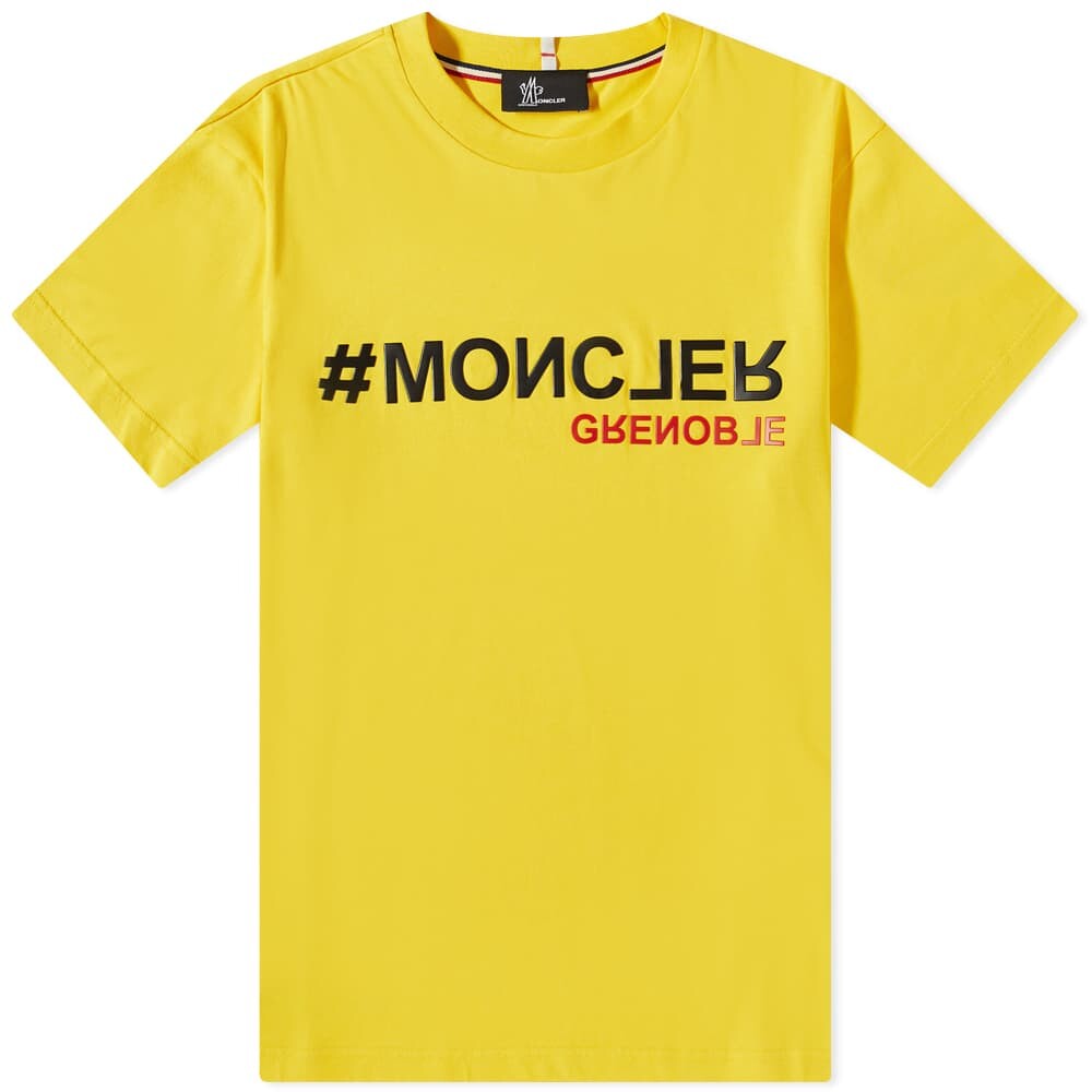 

Футболка Moncler Grenoble Hashtag Logo Tee, Желтый