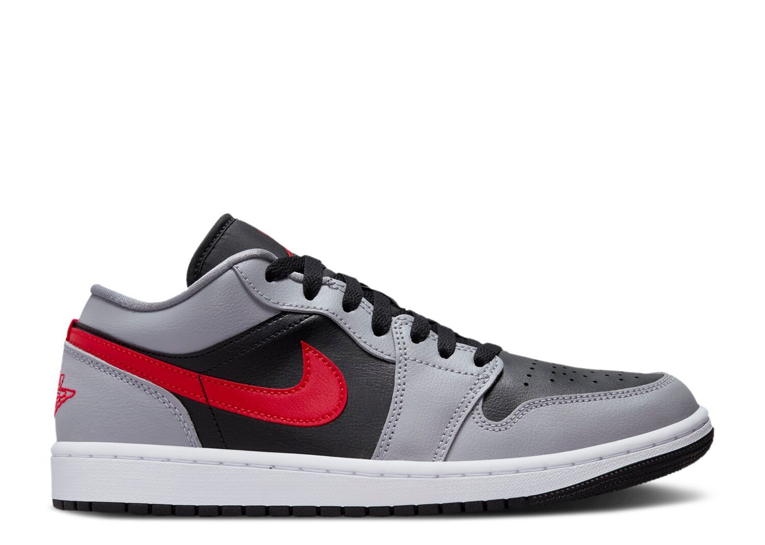 

Кроссовки Air Jordan Wmns Air Jordan 1 Low 'Cement Fire Red', серый
