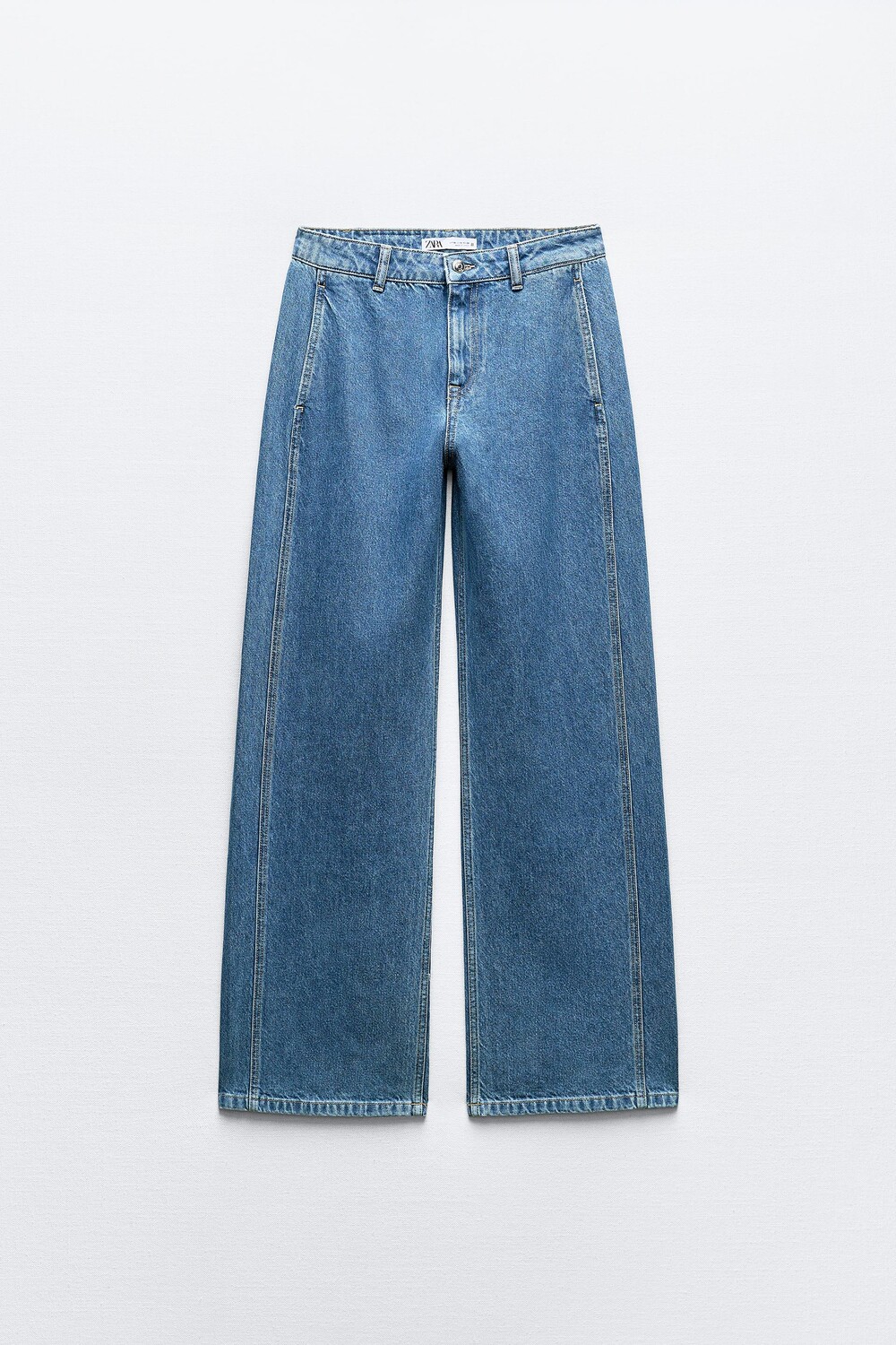 

Джинсы Zara Z1975, выцветший синий