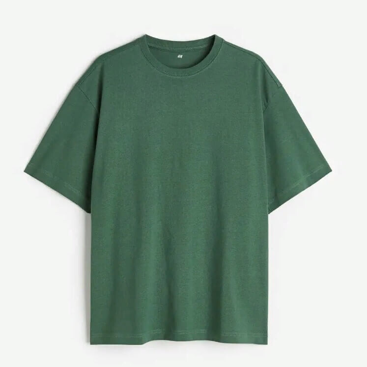

Футболка H&M Regular Fit, темно-зеленый
