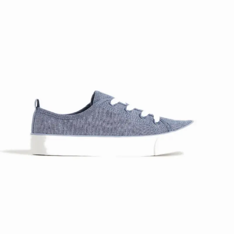 

Кеды H&M Canvas Sneakers, светло-синий