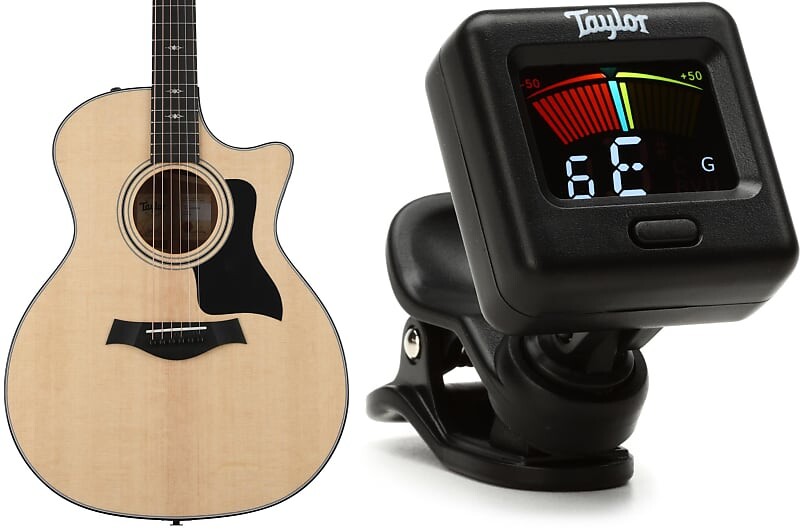 

Электроакустическая гитара Taylor 314ce - Комплект Natural Sapele с цифровым клип-тюнером Taylor A302002111000032093=1 1200=1