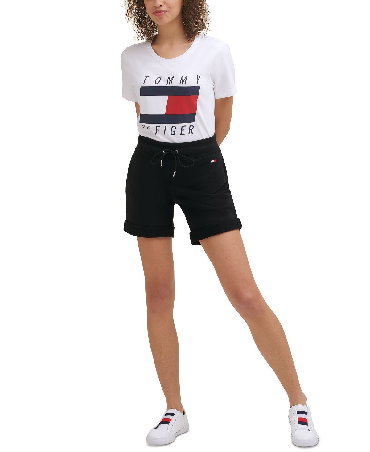 

Махровые шорты Tommy Hilfiger, черный