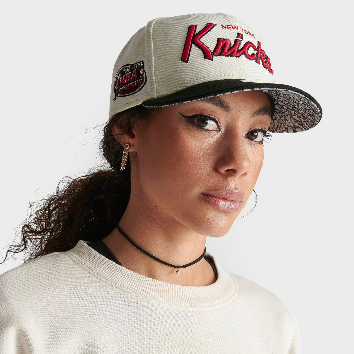 

Кепка New Era New York Knicks NBA с принтом слона 9FIFTY Snapback, белый