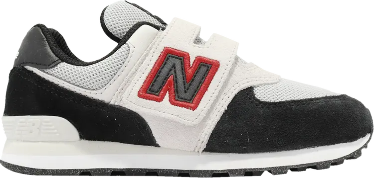 

Кроссовки New Balance 574 Little Kid Wide 'Black Nimbus Cloud Red', черный