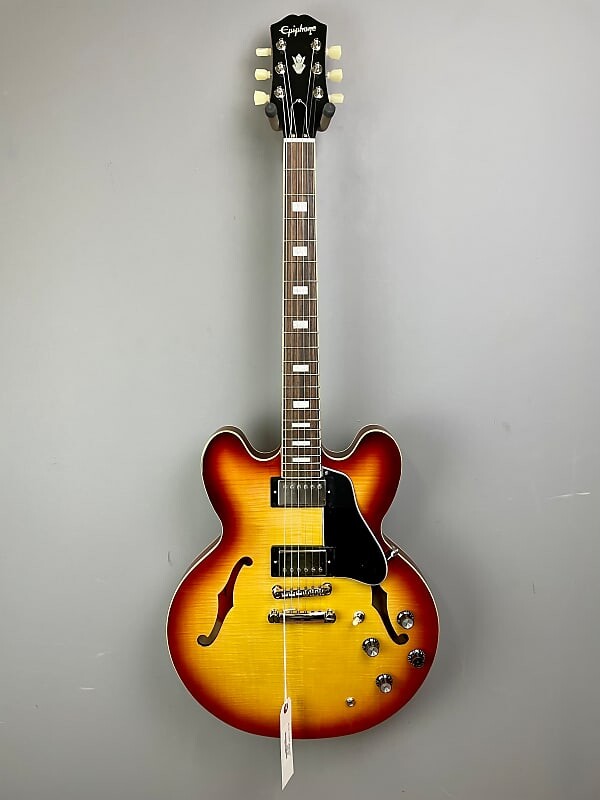 

Epiphone ES-335 Figured 2020 - Present Raspberry Tea Burst