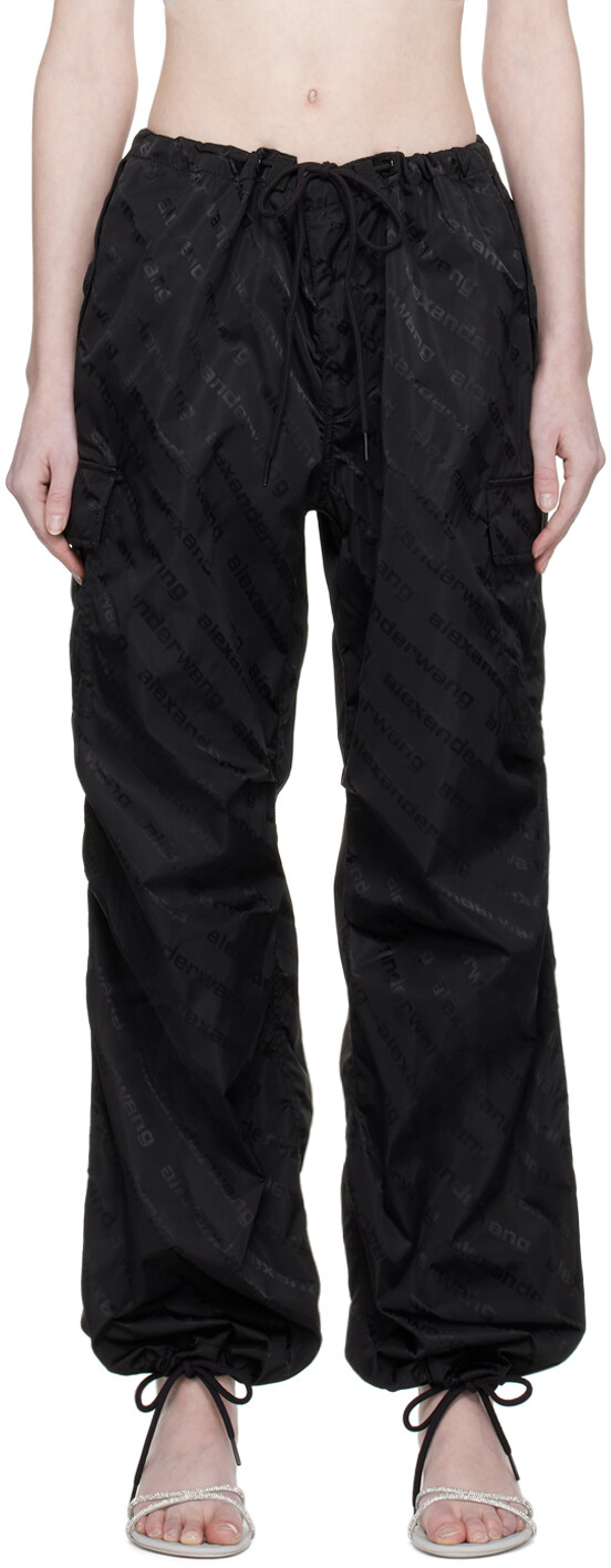 

Черные брюки карго Alexander Wang, Черный