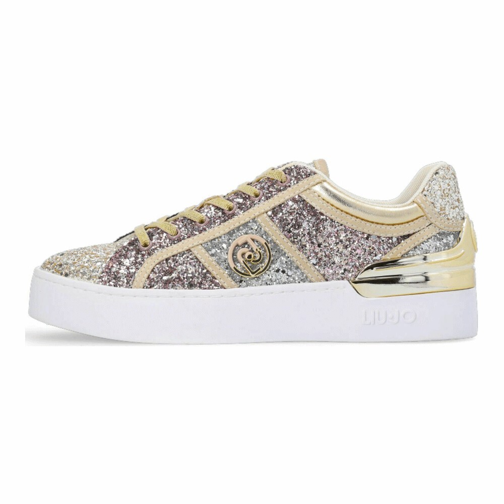 

Кроссовки Liu Jo Glitter , gold pink